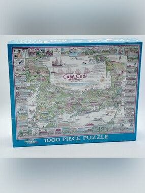 White Mountain Puzzle Cape Cod Massachusetts 1000 Piece New Sealed